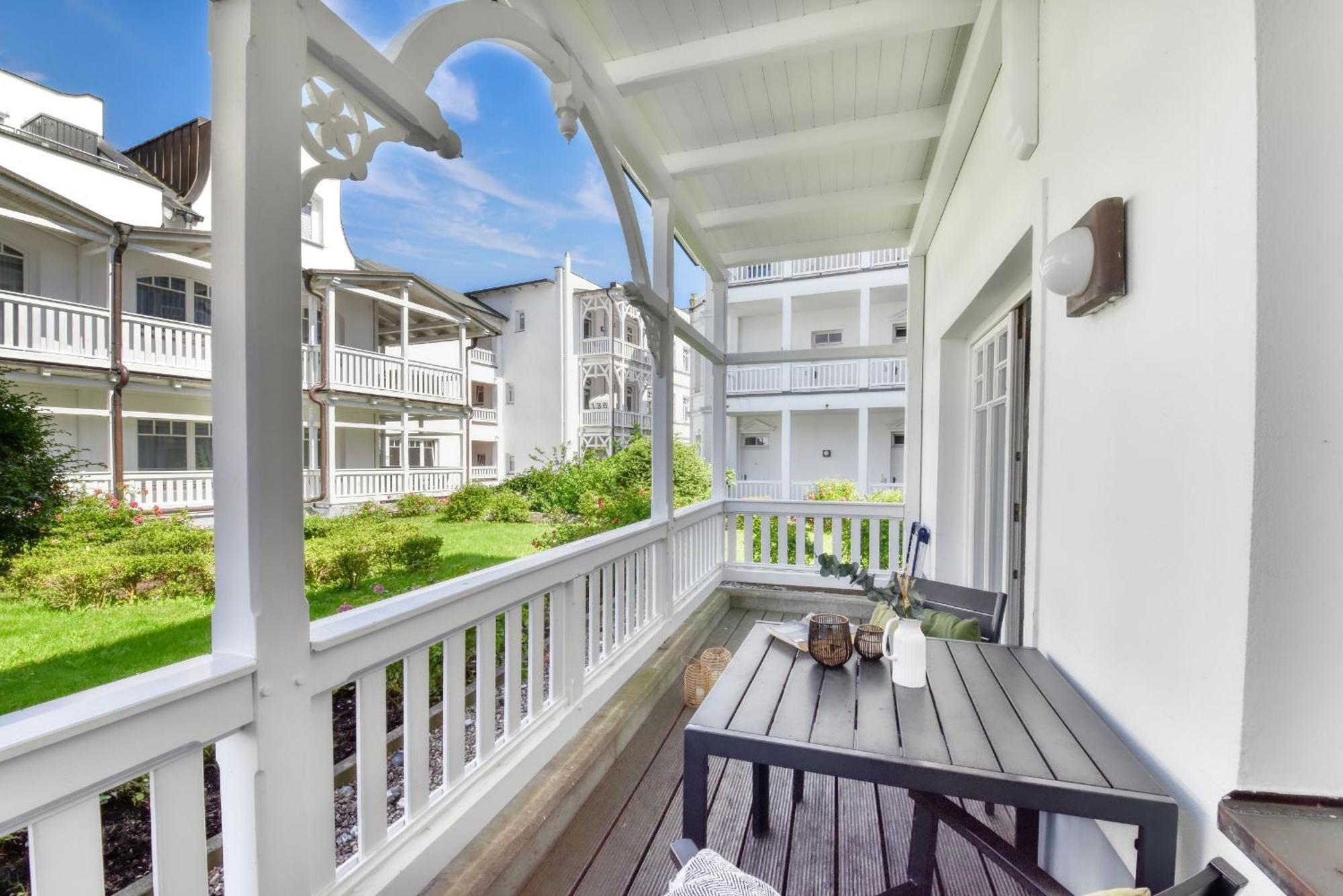 Ferienwohnung "Sonnendeck" In Der Villa Seeadler Binz Kültér fotó